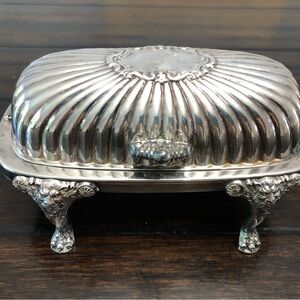 Butter Dish FB Rogers 357 Silver Co